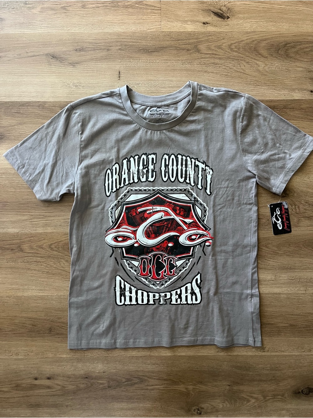 Orange County Choppers Mens Grey Tee